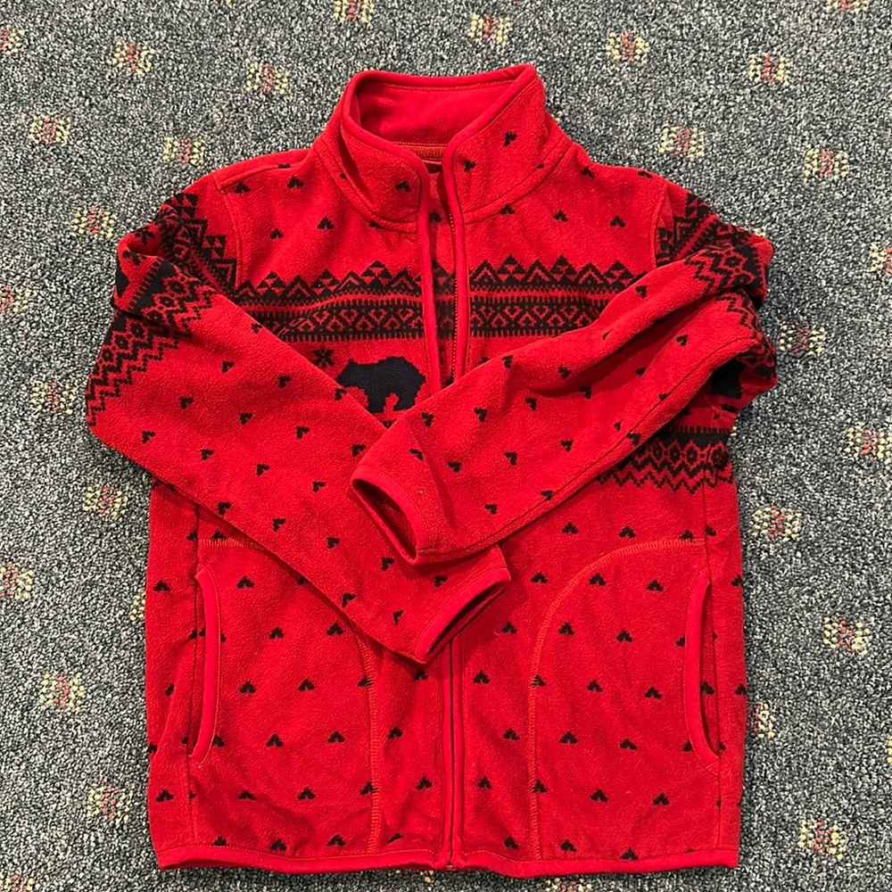 Uniqlo kids fleece jacket, never worn, sz 7-8